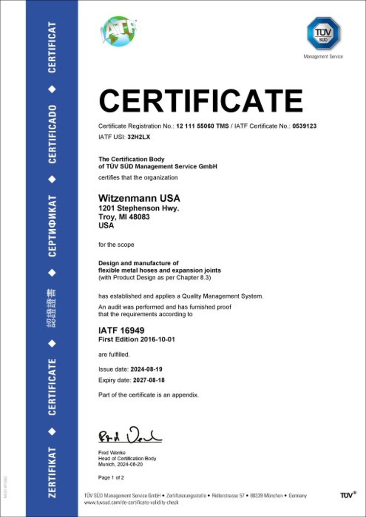 IATF 16949 Certificate Witzenmann USA_preview