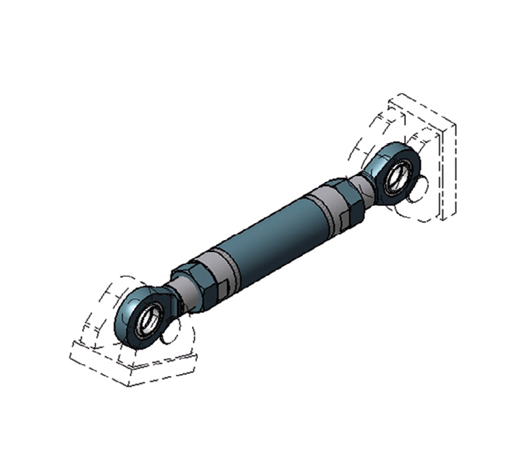 Sway strut type SSG and accessories Witzenmann