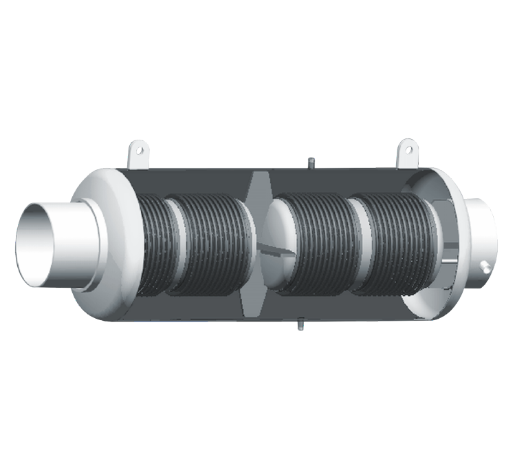 Axial-Kompensator mit Druckentlastung