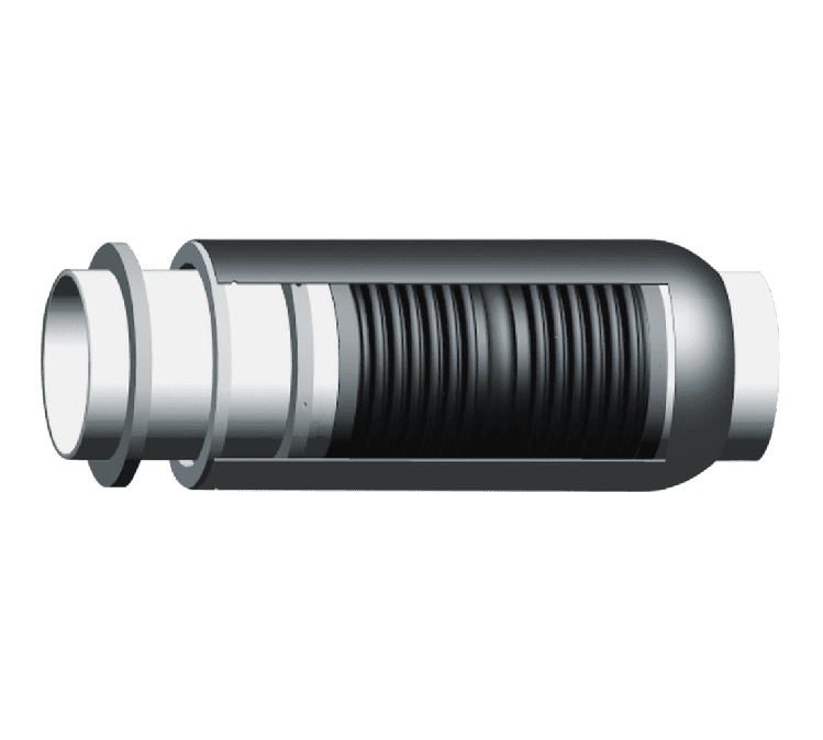 Axial-Kompensator mit Entriegelungsmechanik