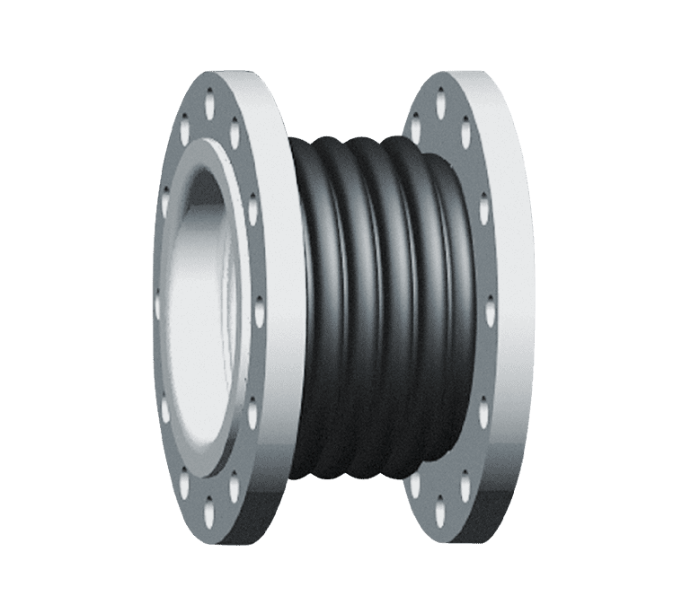 Axial-Kompensator mit PTFE- Auskleidung