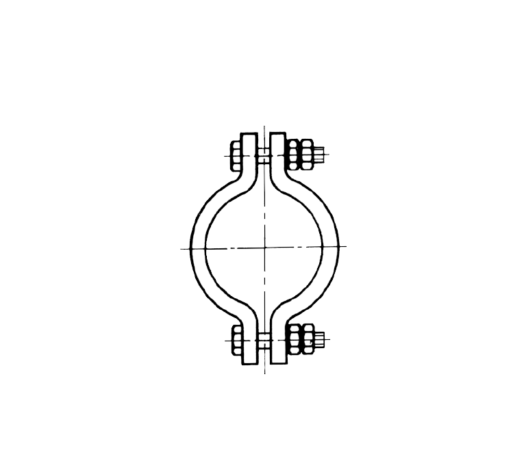 Horizontal clamps type HZN/HZV/HZS from Witzenmann 