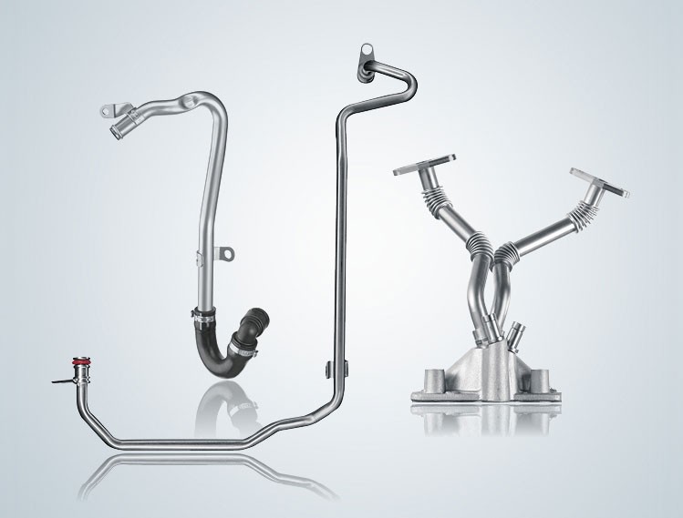 Pipework Elements For Oil And Water Circuits Image Text