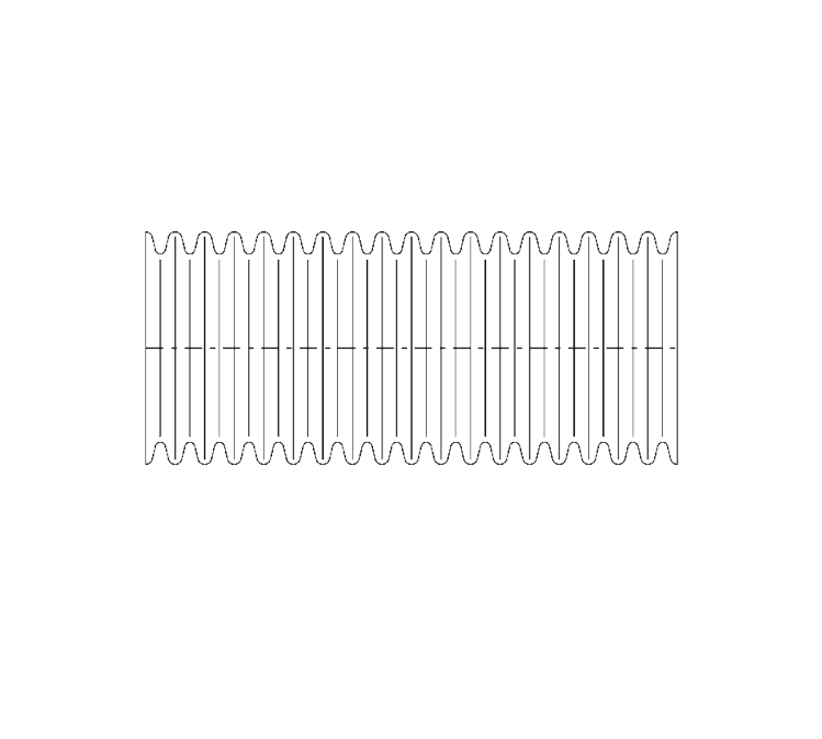 Corrugated Hose Type RS351 stainless steel Witzenmann 